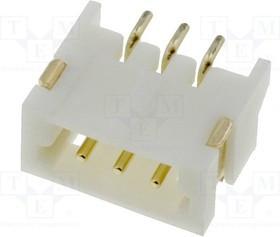 NX1501-03SMR, Гнездо, провод-плата, "папа", 1,5мм, PIN: 3, SMT, 100В, 1А, луженые