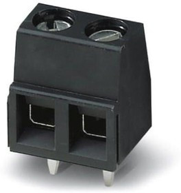 MKDSN 1,5/ 2-5,08 HT BK, Клеммная колодка типа провод к плате, 5.08 мм, 2 вывод(-ов), 26 AWG, 16 AWG, 1.5 мм², Винт