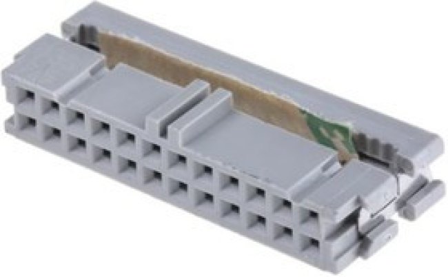 3626-6600, Ribbon Cable Connector, Socket, Straight, Contacts - 24, 2.54mm