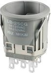 LB25CGW01, Pushbutton Switches DPDT ON-(ON) SW PB No Cap Included