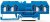 281-654, 281 Series Blue Feed Through Terminal Block, Single-Level, Cage Clamp Termination, ATEX, IECEx 281-654, 281 Series Blue Feed Through Terminal Block, Single-Level, Cage Clamp Termination, ATEX, IECEx
