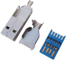USB 3.0 A (DS1107-01), Вилка на кабель