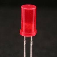 Светодиод цилиндрический 5x10 мм, красный, 9 мкд, 120 градусов, линза красная матовая, BL-C4537-T; №6041 R СД 5 x10 \кр\ 9\120\кр мат\BL