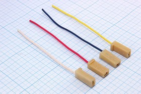 Кожух для клемм на 1 клемму ножевую, размером 6.4x0.8мм, с гибким выводом; №11156 клеммн кожух 1-гн 6,4x0,8\\1L \\\