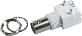 HYR-0142AR (GB-142AR) (BNC-7044), Разъем BNC, гнездо угловое, на плату