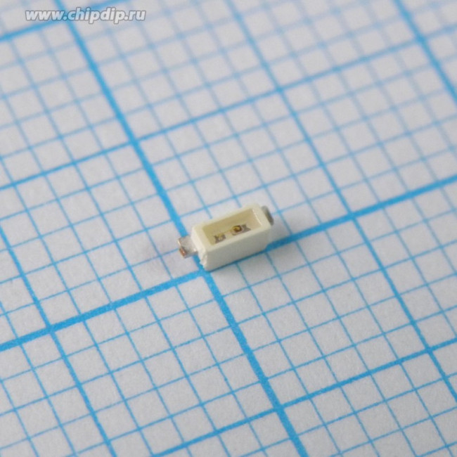 LS Y876-Q2S1-1, Светодиод smd 3х1,1мм/красный/633нм/90- 224мкд/прозрачный/120° боковой