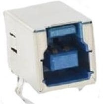 GSB3211311WEU, Conn USB 3.0 Type B RCP 9 POS 1.75mm/2.5mm Solder RA Thru-Hole 9 Terminal 1 Port
