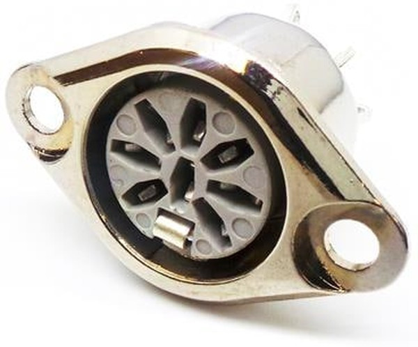 630-0800, Female Panel Connector, 2A, 34VAC/VDC, 8 Poles, Socket