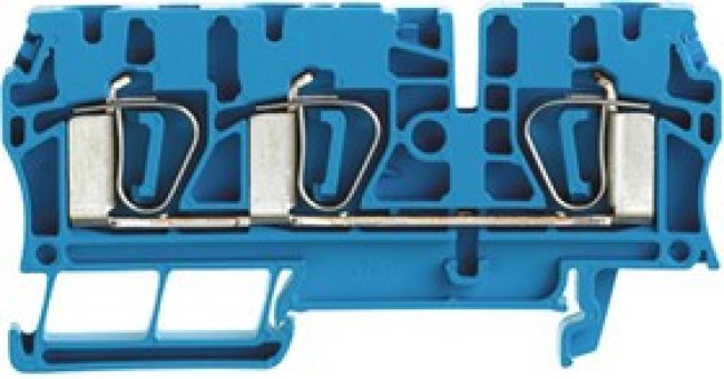 7904190000, Z Series Blue Feed Through Terminal Block, Single-Level, Clamp Termination