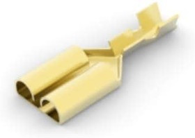 170384-1 (Cut Strip), Terminals 250 SER REC WO LATCH Cut Strip of 100