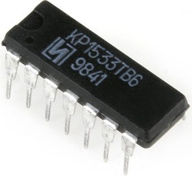 КР1533ТВ6 (90-03г), 2 J-K-триггера со сбросом (SN74ALS107N)