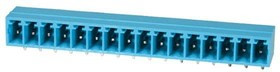 TBP02R1-381-16BE, Pluggable Terminal Blocks Terminal block, pluggable, 3.81, receptical, 16 pole, blue