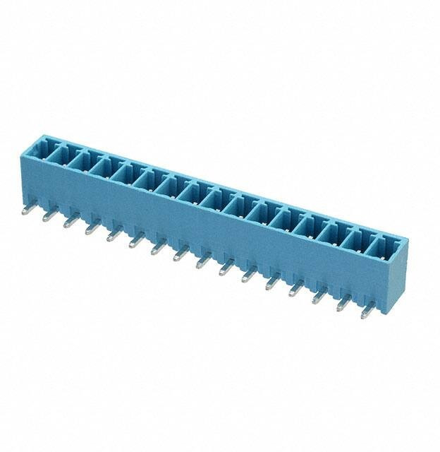 TBP02R1-381-16BE, Pluggable Terminal Blocks Terminal block, pluggable, 3.81, receptical, 16 pole, blue