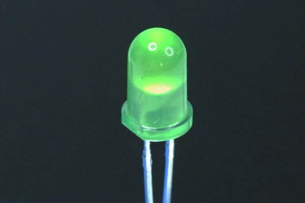 Светодиод зелёный 5x9мм, с зелёной матовой линзой и углом 30град, 60мкД,568нм; №14637G СД 5 x 9 \зел\ 60\ 30\зел мат\SL-522GDAF\VOISE