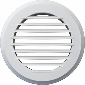 ПКР 195 решетка пластмассовая круглая без фланца ПКР 195 решетка пластмассовая круглая без фланца