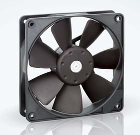 4412 F/2GLL-515, 4400 F Series Axial Fan, 12 V dc, DC Operation, 72m³/h, 720mW, IP20, 119 x 119 x 25mm