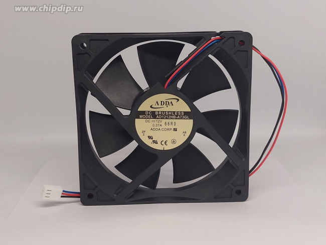 Вентилятор ADDA AD1212HB-A73GL 12V 0.37A 120x25