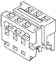 90327-0356, Headers &amp; Wire Housings PicoFlex PF50 LP IDT RECP 6CKT WHT RI-B