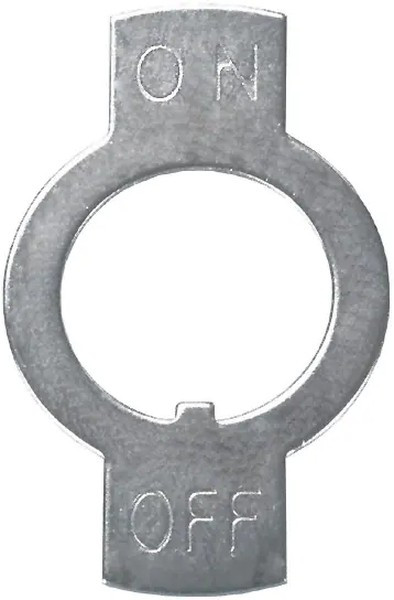 AT201, Switch Hardware ON-OFF I.D. PLATE AT201, Switch Hardware ON-OFF I.D. PLATE