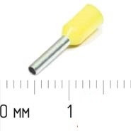 Наконечник кабельный 1,2x10, 1,5, S 0,5, обжимной, красный, LT005010; №2599 клемма нак/каб 1,2x10\1,5\S 0,5\обж\кр\LT005010\