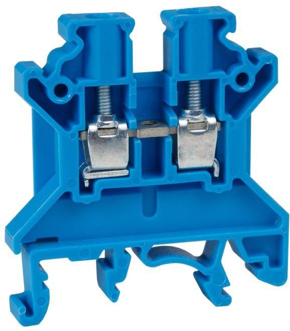 Клемма проходная винтовая OptiClip CTS-4-I-BU-32A-(0.2-4) син. КЭАЗ 289774