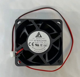 Вентилятор Delta AFB0624HH DC 24v 0.14A -A 2pin 60x60x25