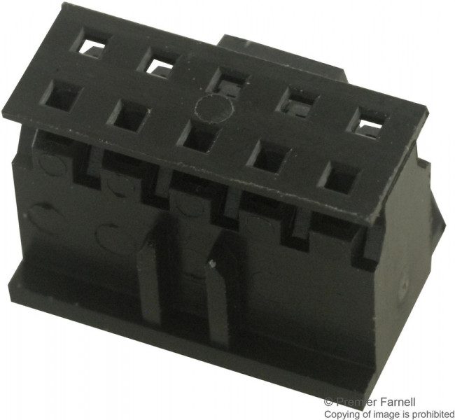 10073599-010LF, Headers &amp; Wire Housings Active Latch Housing Double Rw, 10 Pos