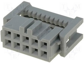 89110-0101HA, 10-Way IDC Connector Socket for Cable Mount, 2-Row