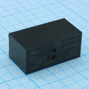 HF115F/024-1HS3BF, Реле силовое, 16 А, 24 В, SPST-NO, В29х12.7х15.7мм HF115F/024-1HS3BF, Реле силовое, 16 А, 24 В, SPST-NO, В29х12.7х15.7мм