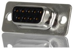 5443755, D-Sub Connector, Steel, Socket, DE-9, 5A, 500V, Pack of 5 pieces
