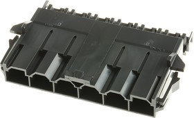 42818-0612, Mini-Fit Sr Male Connector Housing, 10mm Pitch, 6 Way, 1 Row 42818-0612, Mini-Fit Sr Male Connector Housing, 10mm Pitch, 6 Way, 1 Row