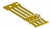 1544425-2, 2.54mm Pitch SIL Lead Frame, Tin