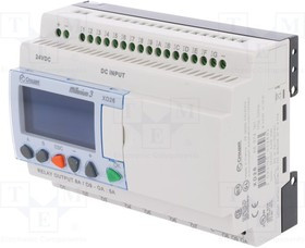 CROUZET-88974161, ПЛК, IN: 16, Аналог.вход: 6, OUT: 10, OUT 1: реле, 24ВDC, DIN, IP20