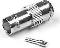 HYR-0102B (GB-102B) (BNC-7025B), Разъем BNC, гнездо, RG-59, зажим (Clamp)