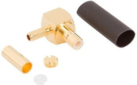 142252, RF Connectors / Coaxial Connectors SMB R/A JACK 174/316 GOLD