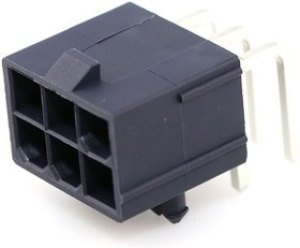 172448-0006, Power to the Board MiniFitJr RA DR/Pegs Tin Glow Wire 6Ckt 172448-0006, Power to the Board MiniFitJr RA DR/Pegs Tin Glow Wire 6Ckt