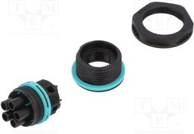 THB.387.F5A, Разъем: питания AC, зажим под винт, "мама", TH387, 0,25-1,5мм2