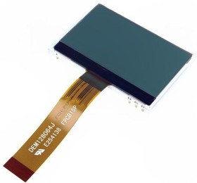 DEM 128064JFGH-PW, Дисплей ЖКД, графический, FSTN Positive, 128x64, LED, 80x54x6,5мм