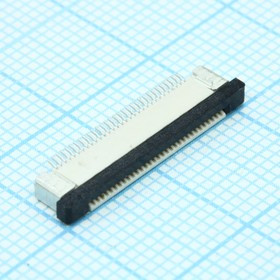 KLS1-1242E-2.0-31-T-U-R, Разъем для плоского шлейфа 31 контакт шаг 0.5мм высота 2.0мм KLS1-1242E-2.0-31-T-U-R, Разъем для плоского шлейфа 31 контакт шаг 0.5мм высота 2.0мм