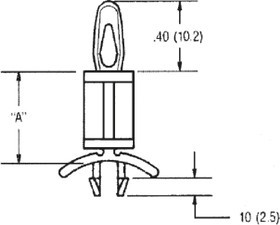 CBS-3-01, Standoffs & Spacers CB Spt,Non-Lock,Natural,3/16 in Spc, CB Support,Non-Lock,Natural CBS-3-01, Standoffs & Spacers CB Spt,Non-Lock,Natural,3/16 in Spc, CB Support,Non-Lock,Natural
