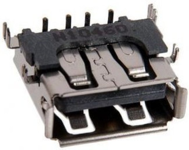 (USB-073) разъем USB на плату