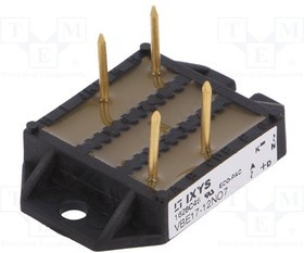 VBE17-12NO7, Однофазный выпрямительный мост; Urmax: 1,2кВ; If: 19А; Ifsm: 35А