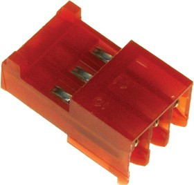 3-643813-3, 3-Way IDC Connector Socket for Cable Mount, 1-Row