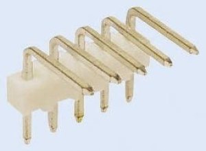 22-05-2101, KK 254 Series Right Angle Through Hole Pin Header, 10 Contact(s), 2.54mm Pitch, 1 Row(s), Unshrouded