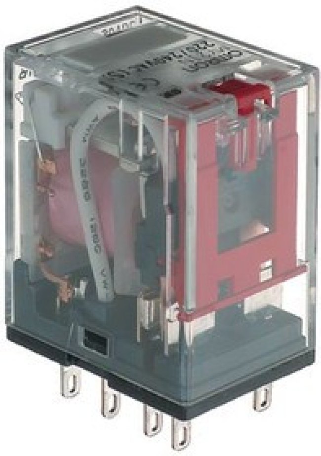 MY2IN124DCS, Industrial Relay MY 2CO DC 24V 5A Plug-In Terminal