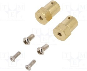 DF-FIT0523, Крепление колеса, Ось гладкая, Кол-во шт 2, Диам.вала 4мм