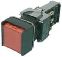 A165-AGA-2, Pushbutton Switches DPDT ALT SQUARE GREN IP65