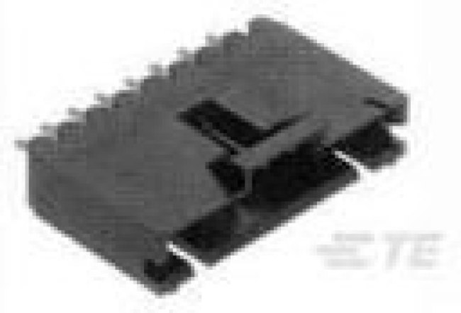 103735-2, Conn Shrouded Header HDR 3 POS 2.54mm Solder ST Thru-Hole Tube