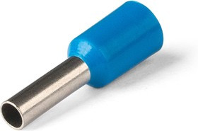 НШВИ 2.5-8, Наконечник штыревой втулочный изолированный (8мм) синий 2.5мм²