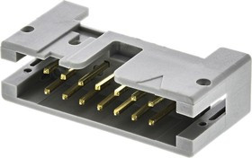 4614-6001, 14-Way IDC Connector for Cable Mount, 2-Row